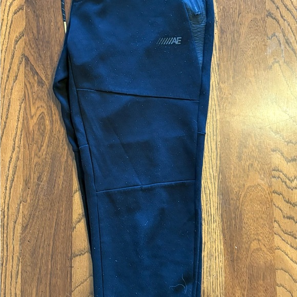 American Eagle Outfitters Men's Navy Joggers - Picture 2 of 5